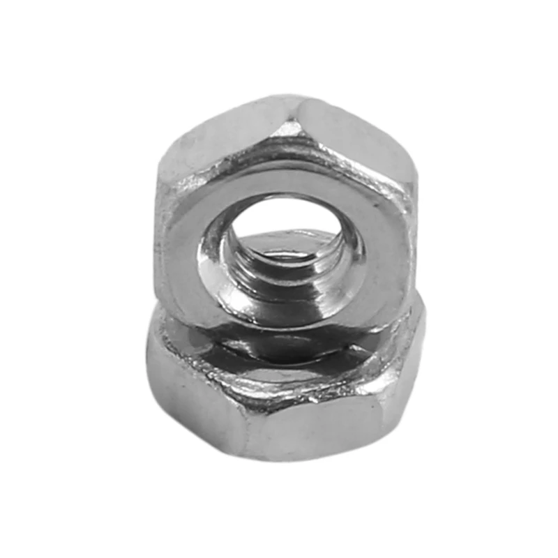 Фото Metric M2 Hex Nuts 304 Stainless Steel Fastener DIN934 100Pcs For Bolt Обустройство дома Metric M2 Hex Nuts 304 Stainless Steel Fastener DIN934 100Pcs For Bolt Обустройство дома