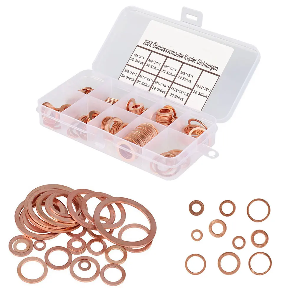 200 шт износостойкая прокладка для воздушного цилиндра с уплотнительной