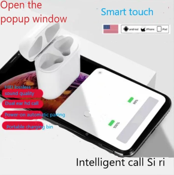 Новейший с сенсорной функцией 2 го поколения H1 chip App Pop up animation наушники