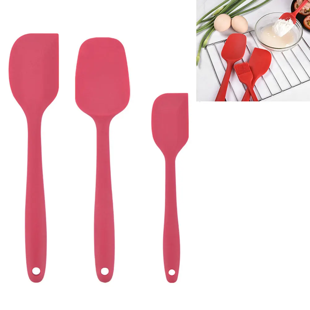 3 шт./компл. набор кухонных инструментов силиконовая лопаточка/щетка/ложка