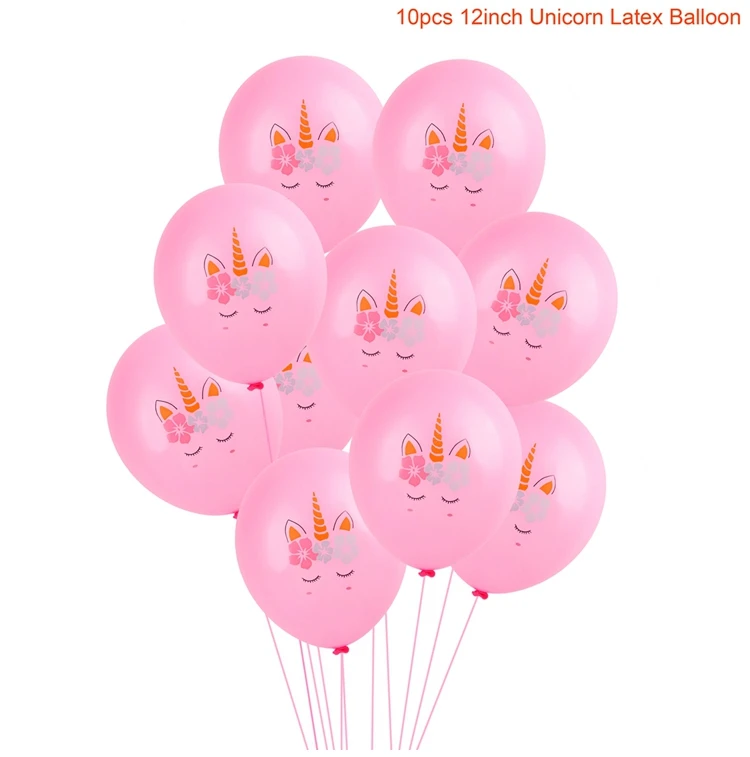 Balloon 5 PATIMATE 100 шт Единорог мешочек для печенья, конфет Единорог вечерние украшения подарок с Unicorn сумка Свадьба День Рождения Декор упаковка поставки - Цвет: Balloon 5