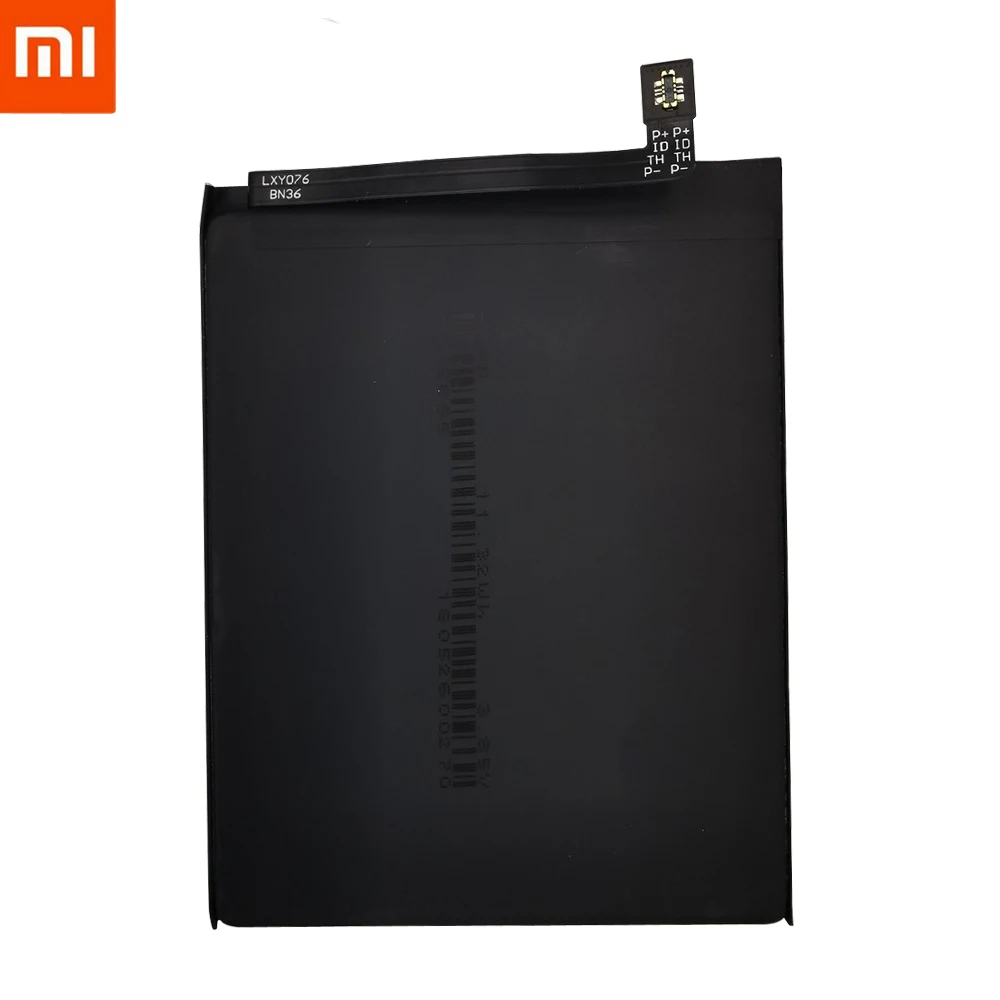 Bater&iacute;a original Xiao mi BN36 de 2021 mAh para Xiaomi 6X, A2, Mi6X, MiA2, M6X, MA2, reemplazo de tel&eacute;fono de alta calidad + herramientas, 100% a&ntilde;os, 2910-2