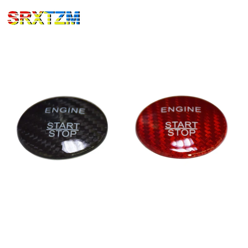 Крышка для кнопки запуска двигателя автомобиля из углеродного волокна, Накладка для Mercedes Benz C Class W205 AMG GLC GLA GLS GLE CLA X253, аксессуары
