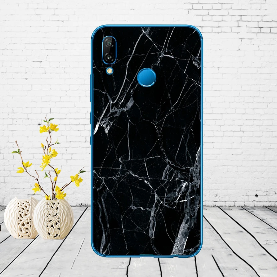 44DD мраморный камень Мягкий силиконовый чехол для Huawei P9 P10 P20 P30 Lite mate 10 20 PRO lite p smart чехол