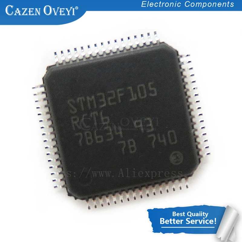 1 шт./лот STM32F103C8T6 STM32F103RFT6 STM32F103RGT6 STM32F105RBT6 STM32F105RCT6 STM32F103CBT6 QFP-48 в наличии | Электронные