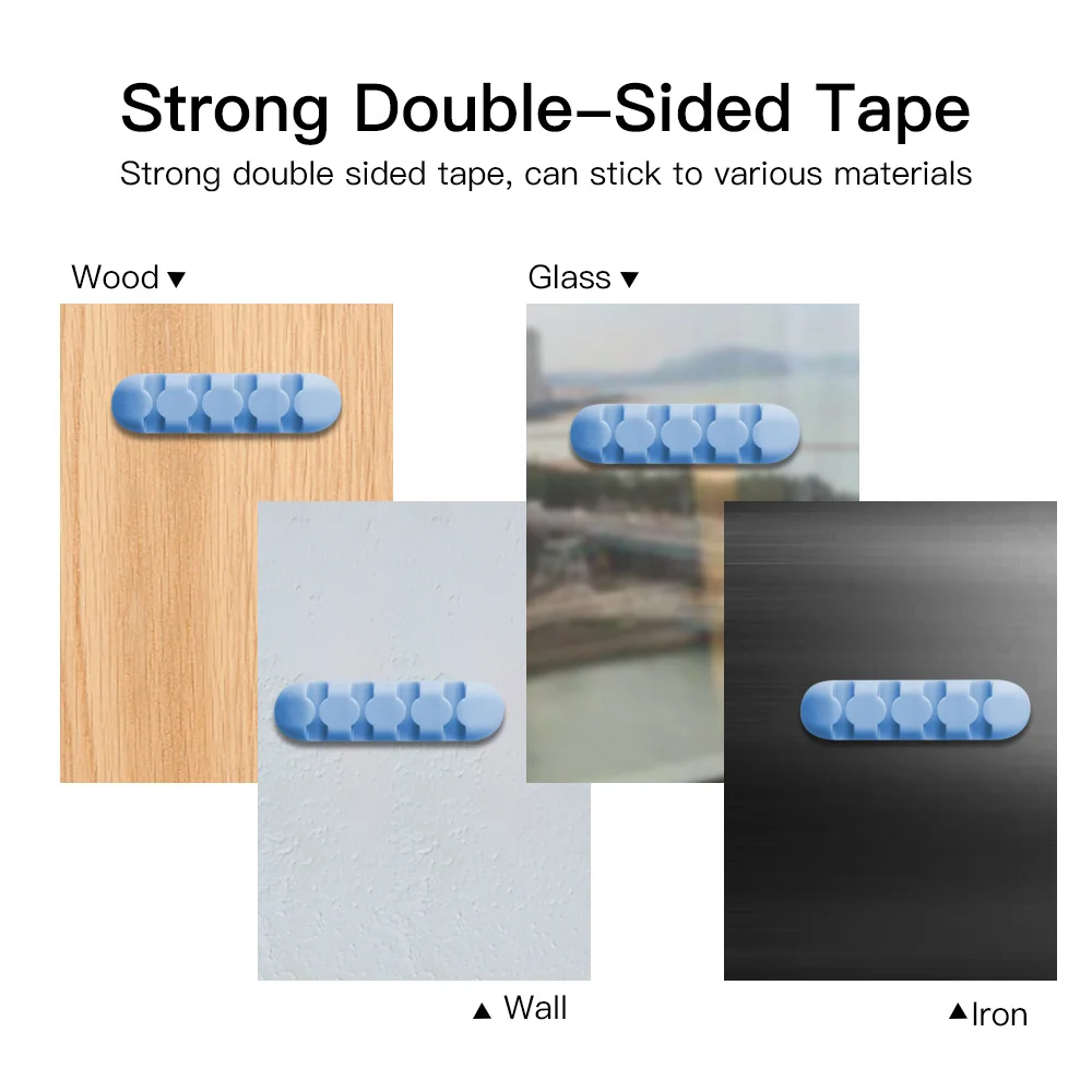 ANMONE 2 шт. кабель управление зажимы провода намотки наушников Держатель