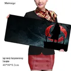 Mairuige Pirit, бесплатная доставка, 900*400 мм, игровой большой мультяшный коврик для мыши с фиксируемой кромкой, коврик для мыши Dota CSGo, игровой коврик