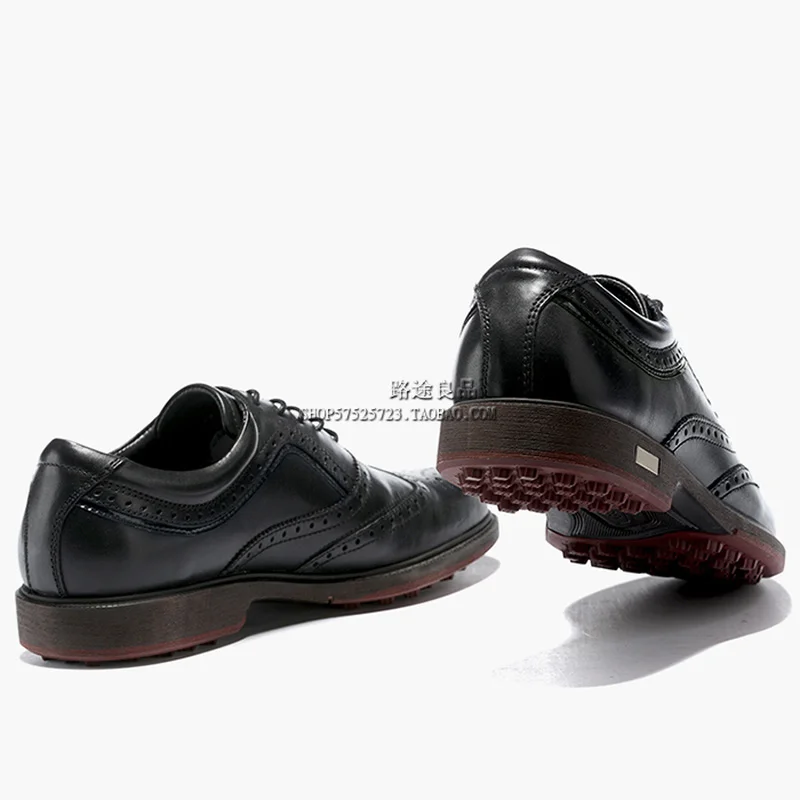 

New Golf Shoes for Men Black White Genuine Leahter Golf Sport Training Sneakers Mens Athletic Walking Sneakers