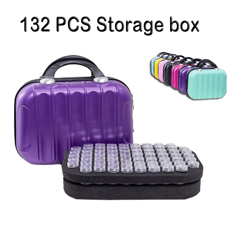 DPF 132 бутылочек коробка для хранения алмазной живописи аксессуары вышивки