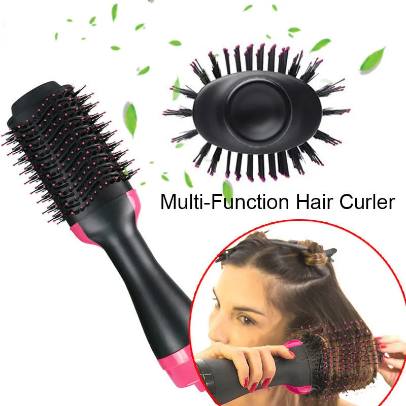 2 в 1 анион выпрямитель для волос бигуди Многофункциональный один шаг Фен