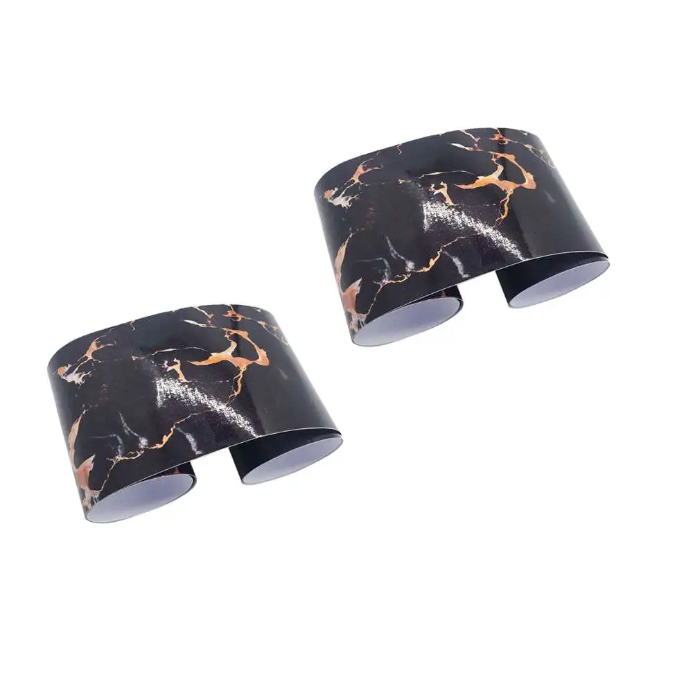 2PCS Self Adhesive Skirting European Style Marble Wall Sticker Waterproof Stickers for Kitchen Backsplash Home Decor | Дом и сад