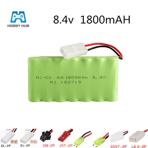 Hobby Hub 8,4 в 1800 мАч NI-CD батарея для электрических игрушек дистанционное управление автомобиля лодки робот большой емкости перезаряжаемый аккумулятор nicd