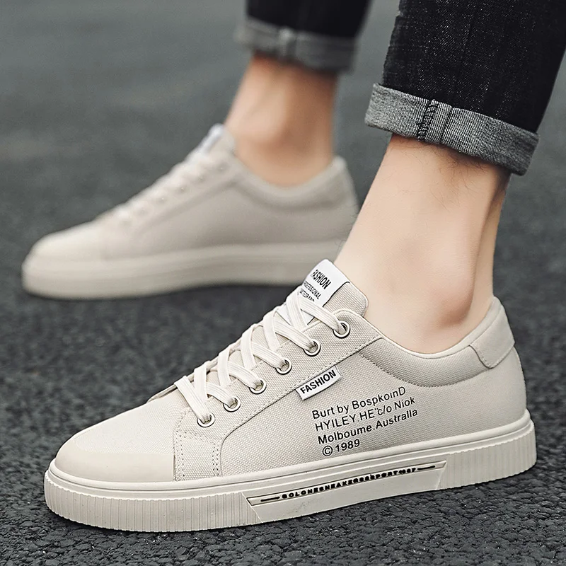 Летние повседневные Простые мужские туфли для скейтборда светильник удобные