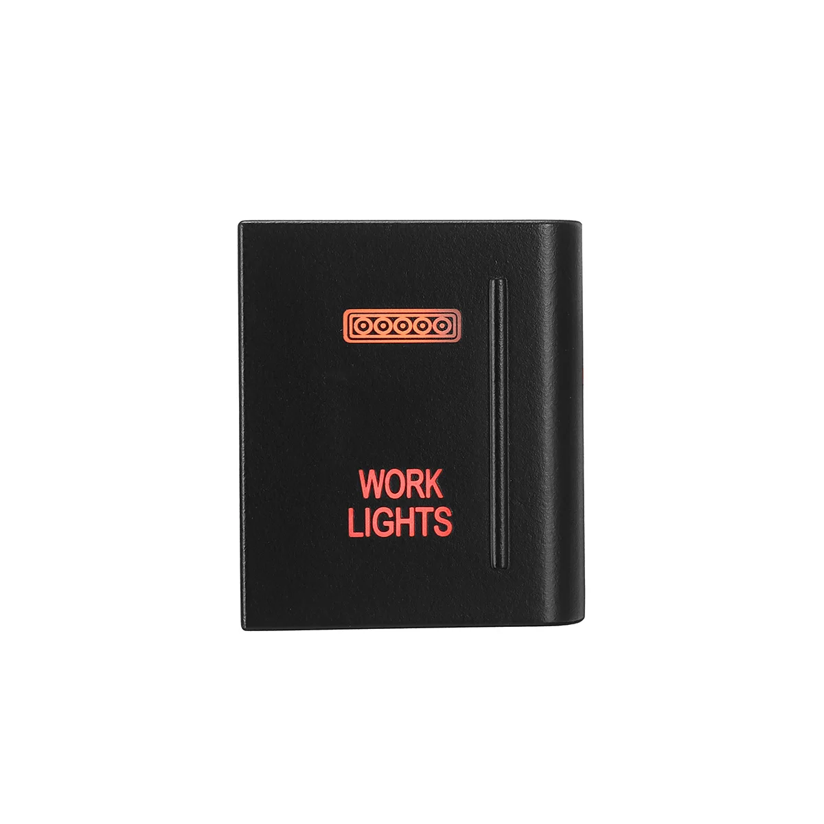 Work Light Правый красный и желтый двойной светодиодный светильник, автомобильный кнопочный переключатель, электрооборудование, переключатель ВКЛ-ВЫКЛ, внутренняя часть для VW для Amarok - Испускаемый цвет: Work Light