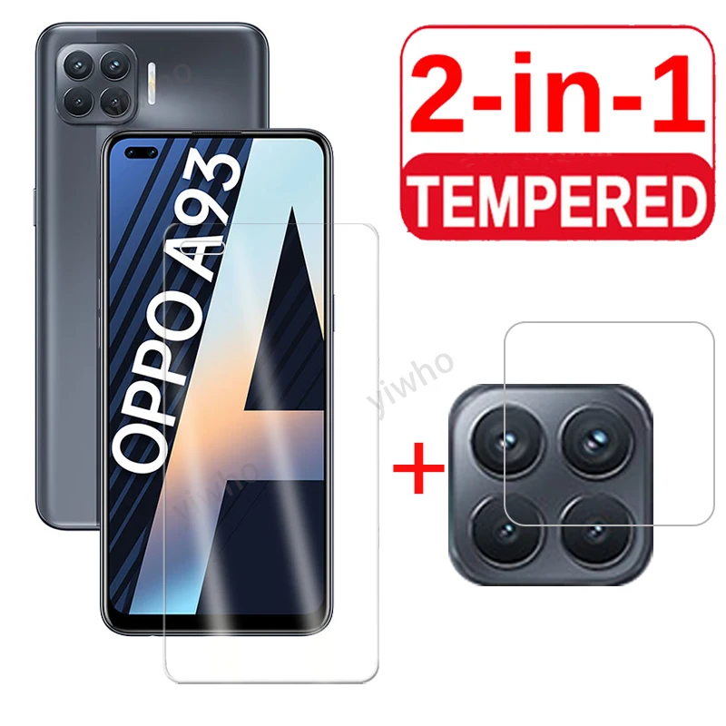 

Защитная пленка 2 в 1 для объектива камеры OPPO A93, a93, Защитное стекло для телефона