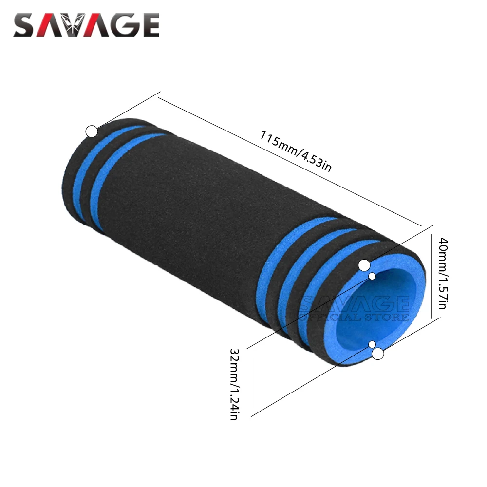 Ручки для мотоцикла противовибрационные накладки на руль из пены 22 мм