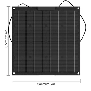 1pcs 50w 1 шт. 50 Вт ETFE гибкие солнечные панели 12V подойдет как для повседневной носки, так кристаллические солнечные клетки, дешевые товары из Китая, солнечные панели солнечных батарей kit для морских, RV - Цвет: 1pcs 50w