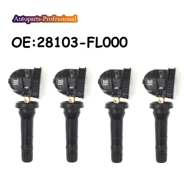 Датчик давления в шинах, 4 шт./лот, для Subaru XV Outback Ascent Impreza TPMS, 433 МГц, 28103-FL000, 28103FL000, 28103-FL00A, 2017-2022 Датчик давления в шинах, 4 шт./лот, для Subaru XV Outback Ascent Impreza TPMS, 433 МГц, 28103-FL000, 28103FL000, 28103-FL00A, 2017-2022