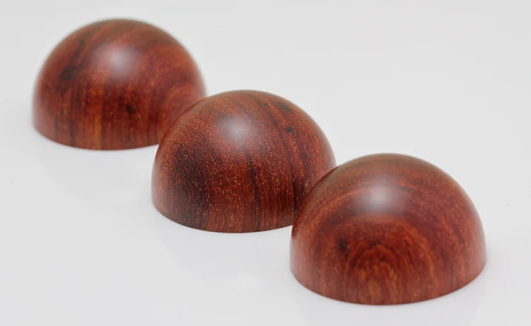 8 шт. деревянная подставка для динамиков HIFI с изоляцией шипов|Аксессуары