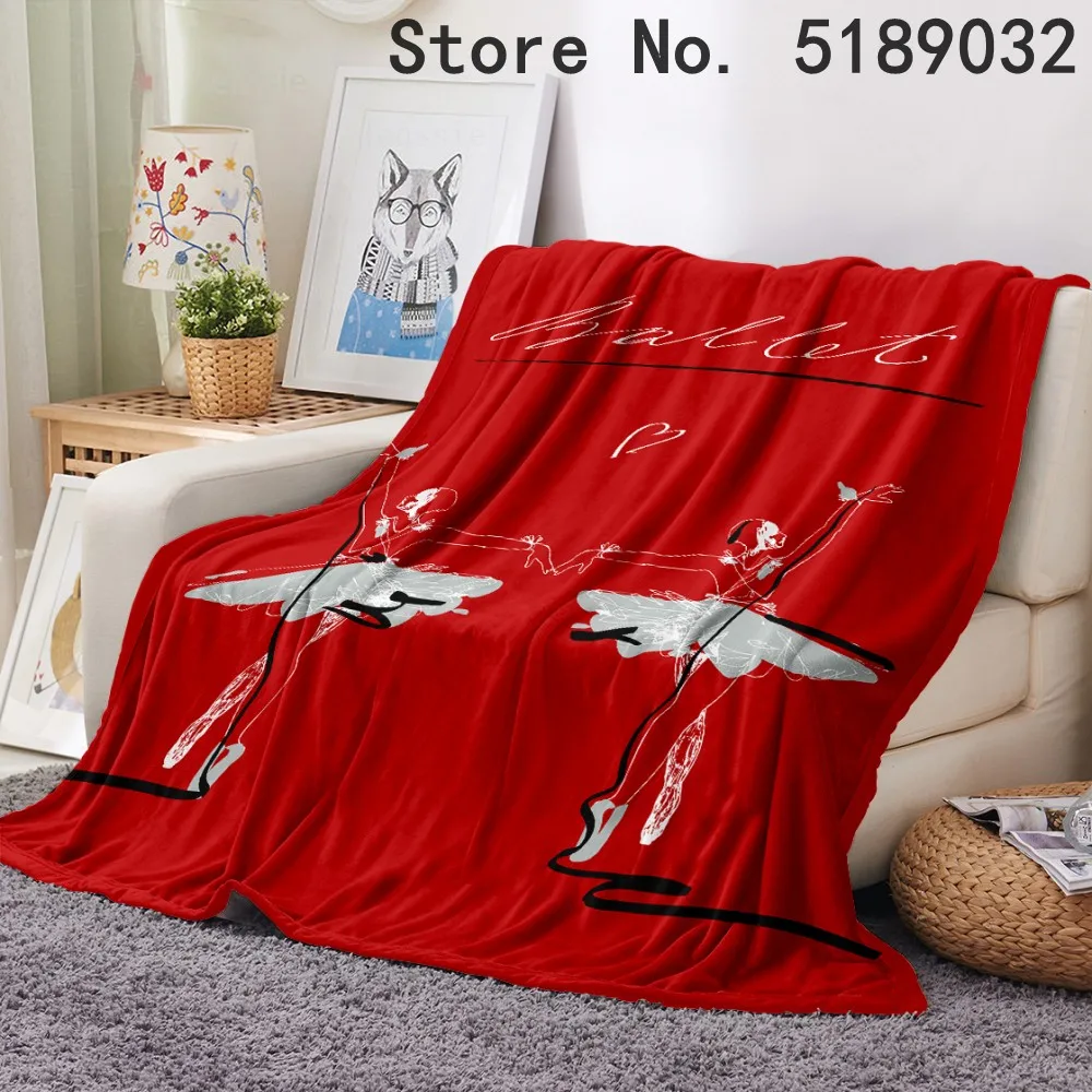 Детское мягкое Фланелевое Флисовое одеяло для девочек танцевальная сказочная