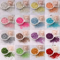 3 8mm many colors abs imitation pearls round beads with holes diy bracelet earrings charms sewing beads necklace jewelry making