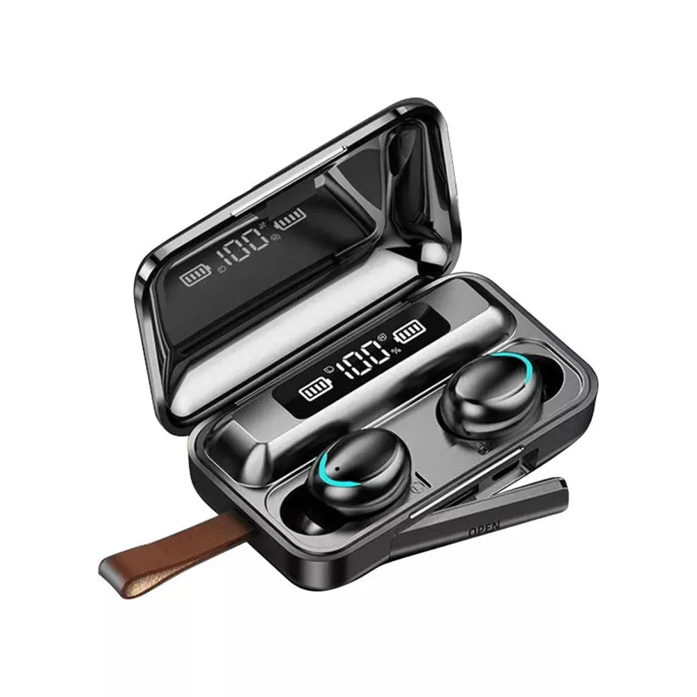 TWS F9 Bluetooth наушники с микрофоном светодиодный дисплей беспроводные