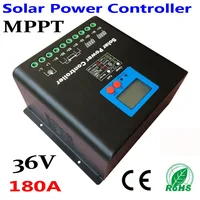 180A 36V MPPT  solar charge controller   for use off grid solar power system! Solar Charge Controller with LED&LCD Display