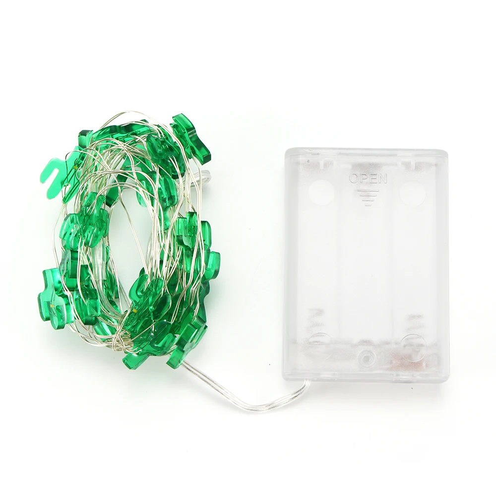 2 шт. 3 м Медь Лампа Рождественская елка украшения Крытый кактус светодиодный