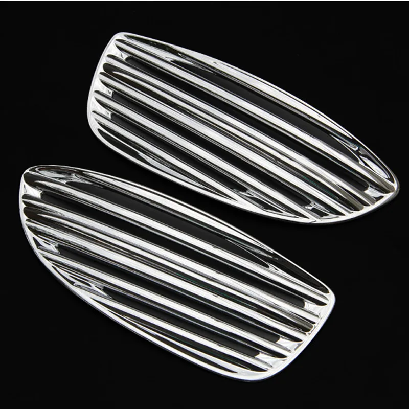 UBLUEE Acessories For Mercedes-Benz V-CLASS V260 V250 V220 2014-2018 2016 2017 ABS Chrome Front Foglight Trim Cover |