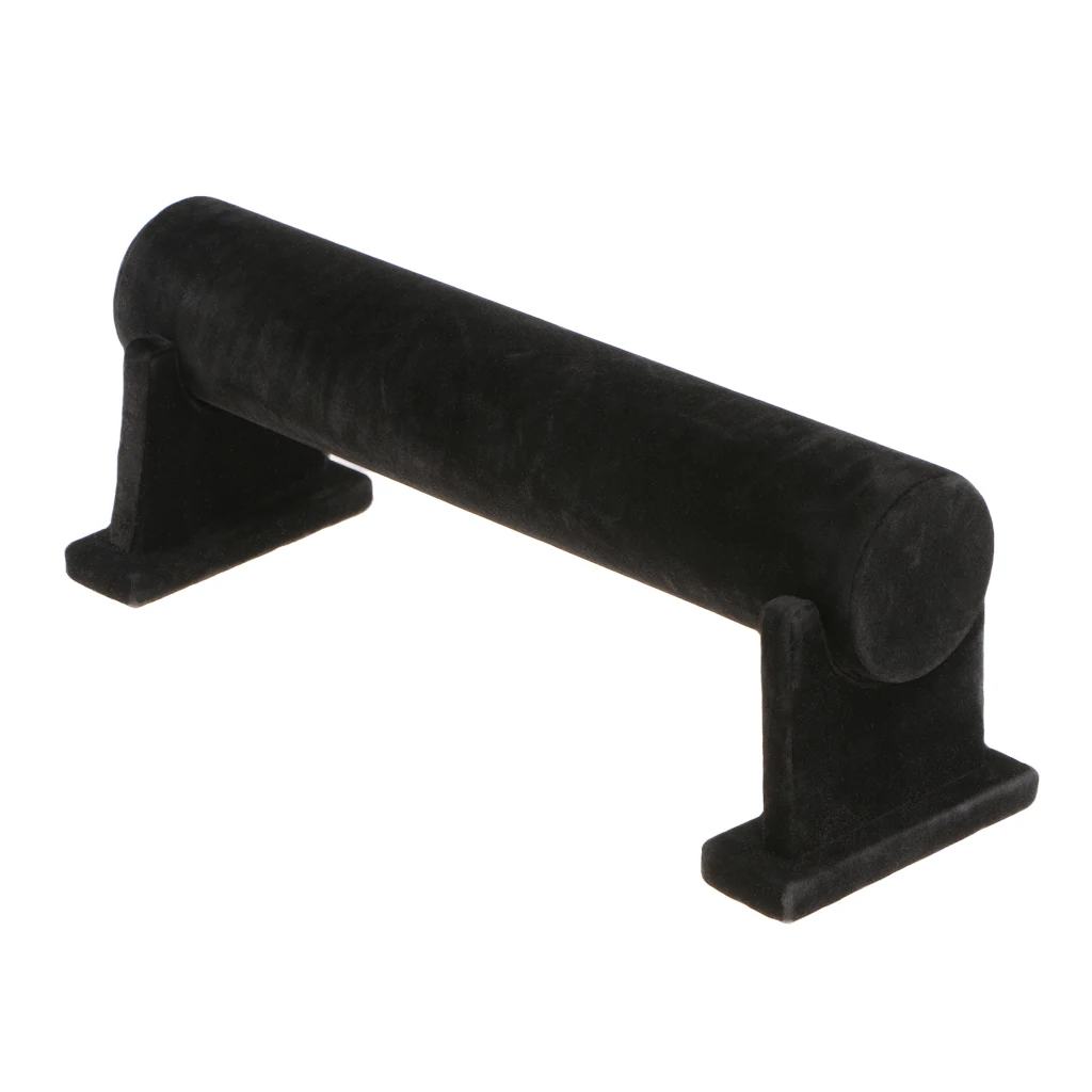 

27cm Black Velvet Jewelry Holder Retail Room Necklace Display Stand Racks