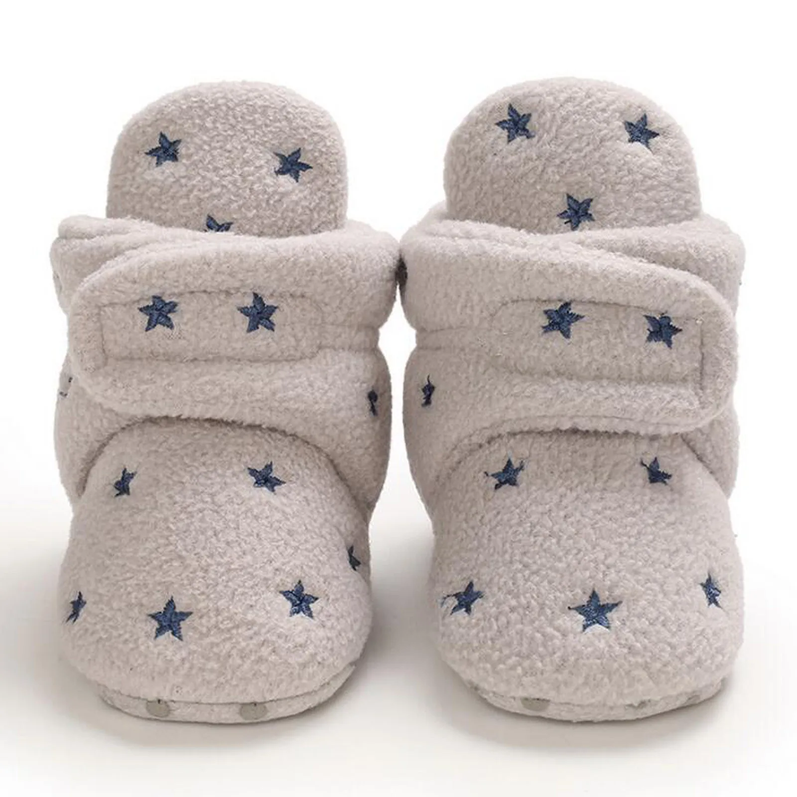 

Winter Warm Shoes for Newborn Infant Baby Star Print Sneaker Anti-slip Soft Sole Toddler Boy Girl Boots пинетки для малышей 2021
