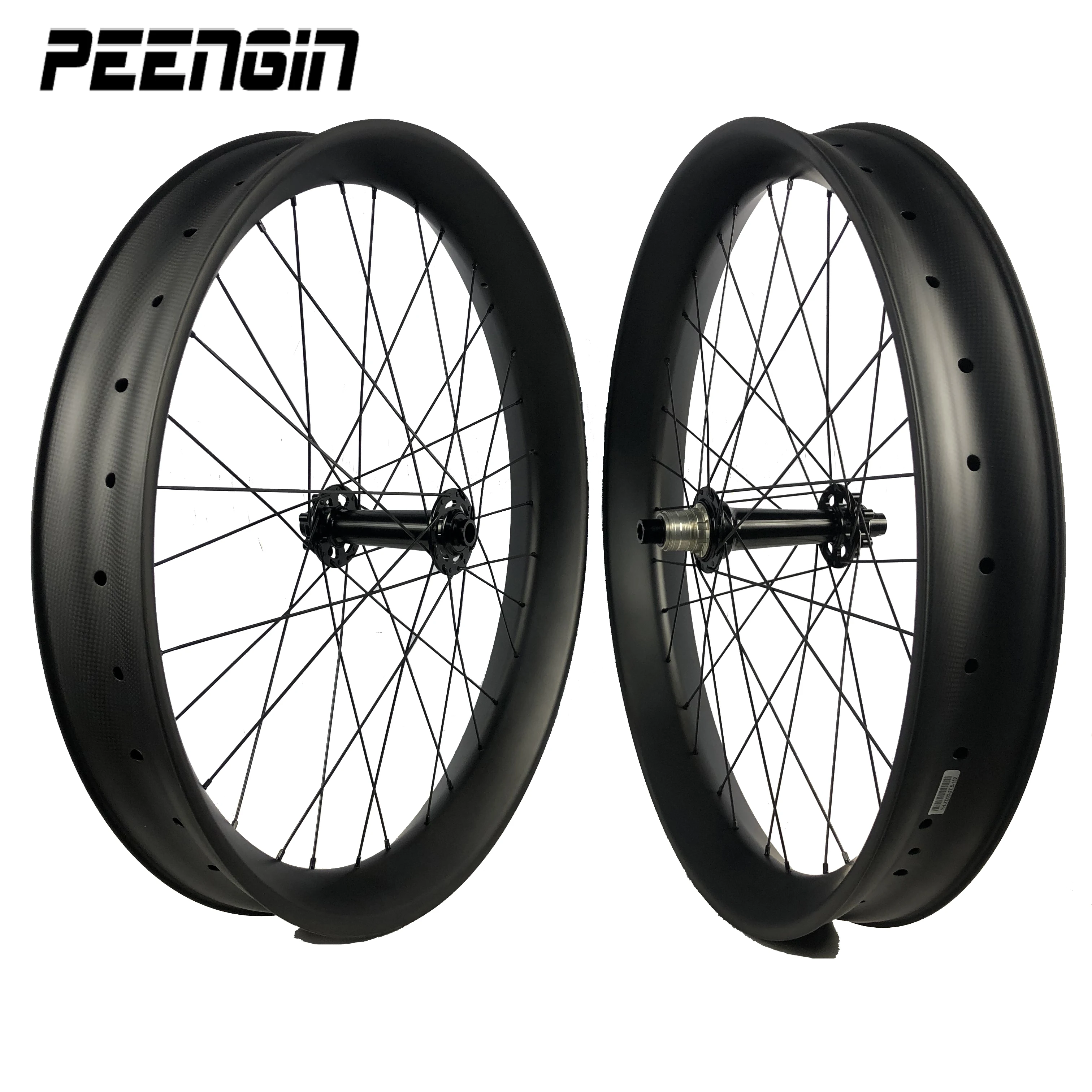 Велосипедные колеса 27.5er UD Carbon Fatbike Wheelset 85mmX40mm Бескамерный обод QR/TA Ступицы ручной