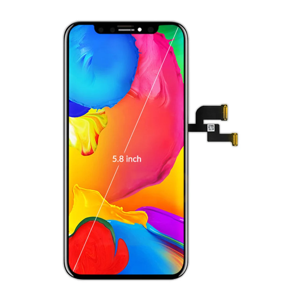 Абсолютно новый экран Pantalla Замена для iPhone X ЖК 3D сенсорный дигитайзер сборка без