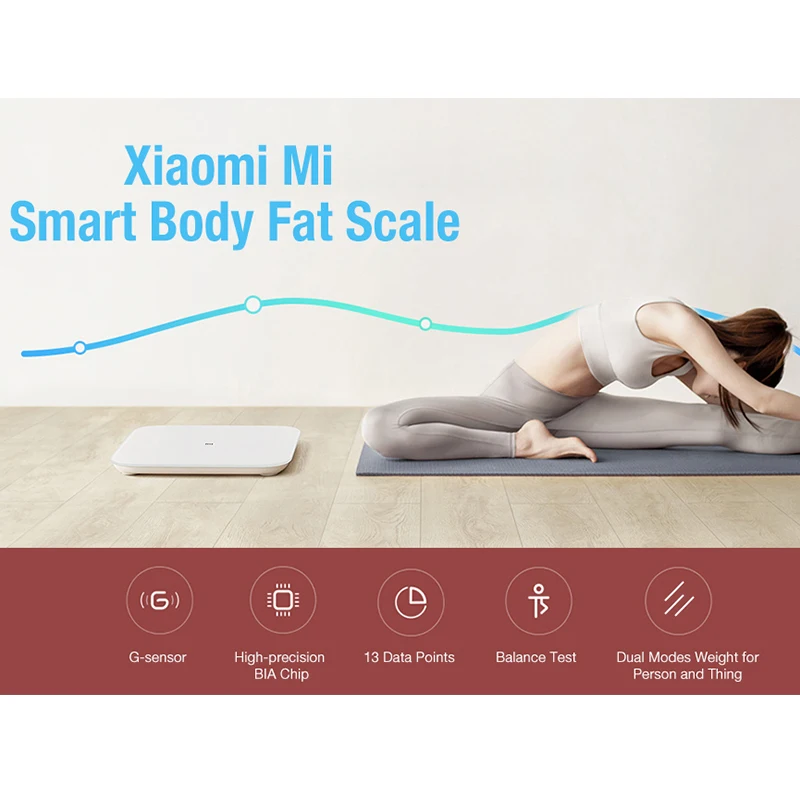 Xiaomi Mi Smart Body Fat Scale 2 Bluetooth 5 0 приложение монитор скрытый светодиодный дисплей