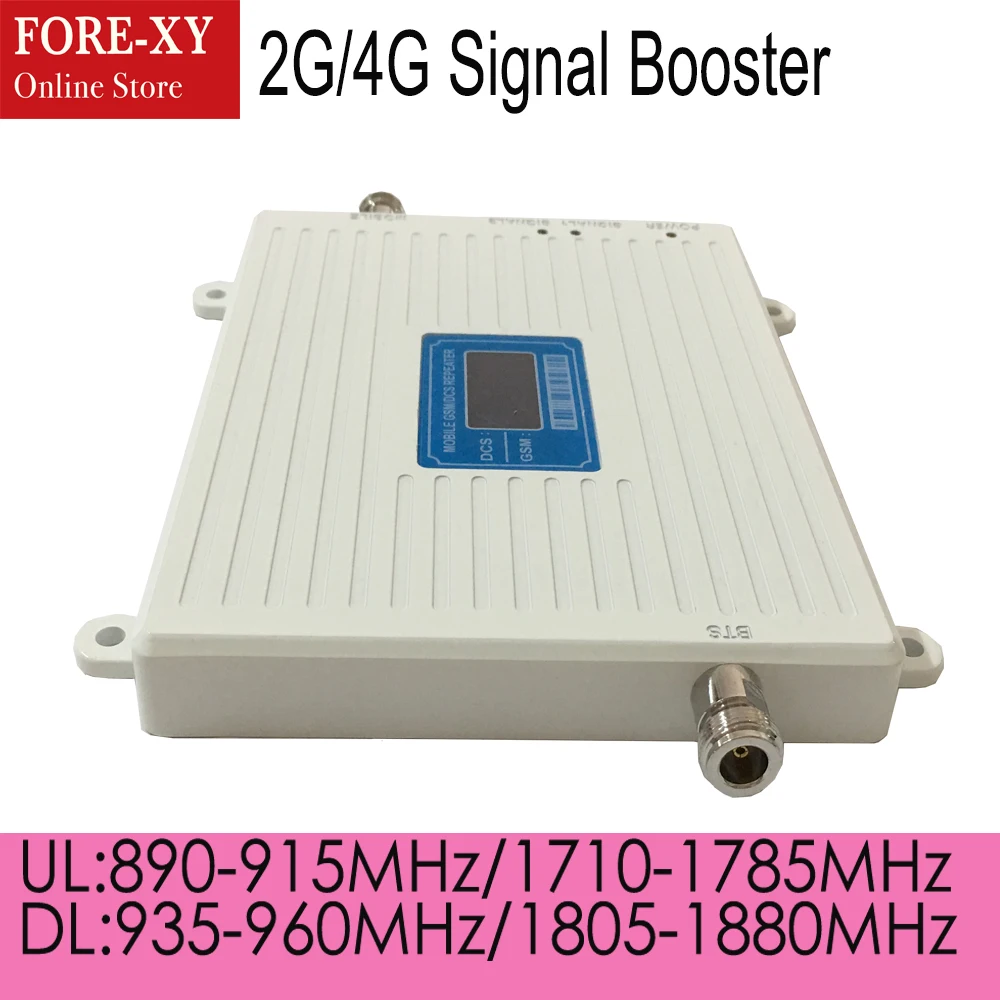 ZQTMAX GSM 900 4G LTE 1800 (FDD Band 3) двухдиапазонный ретранслятор 70 дБ усиление DCS усилитель