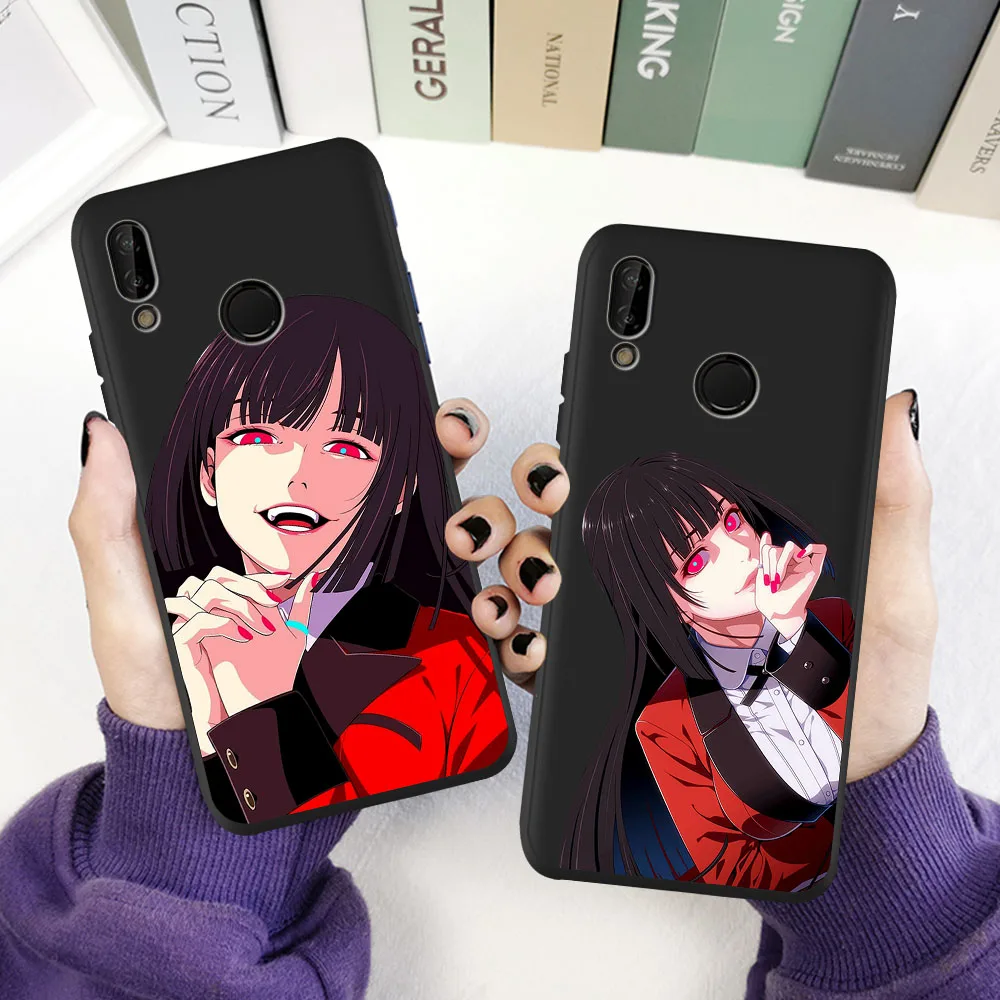

New Anime Kakegurui Jabami Yumeko TPU Soft Phone case For Huawei P8 P10 P20 P30 P40 Lite Pro Mate 30 20 10 Lite Pro Coque Fundas