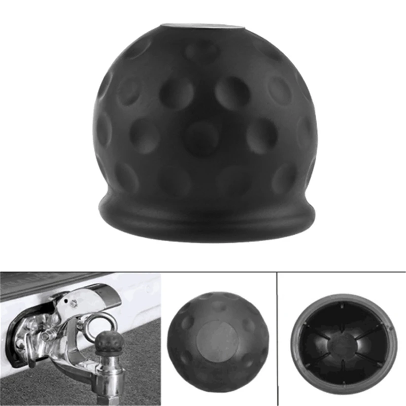 

2020 New Universal Rubber Trailer Rod Ball Cover Towing Hook Caravan Trailer Trailer Ball Protection Cover Car Accessories