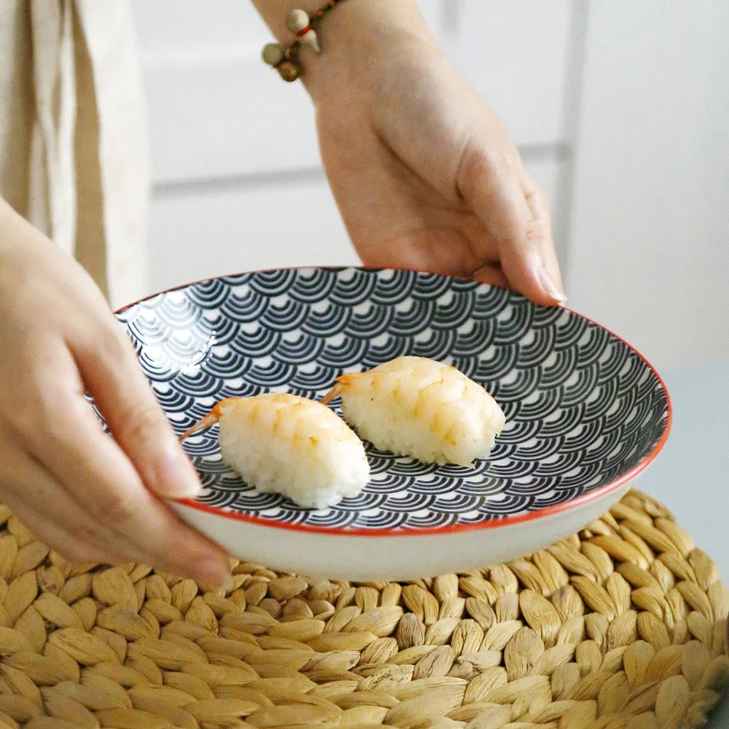 Керамические тарелки FANCITY креативные холодные домашние рисовые | Дом и сад