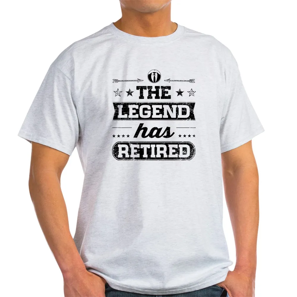 The Legend Has Retired Light T-Shirt Retirement | Мужская одежда