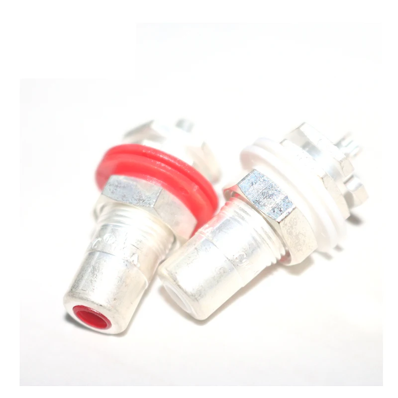 4 шт. CMC-826-AG CMC RCA разъем для гнезда посеребренный DIY amp | Электроника