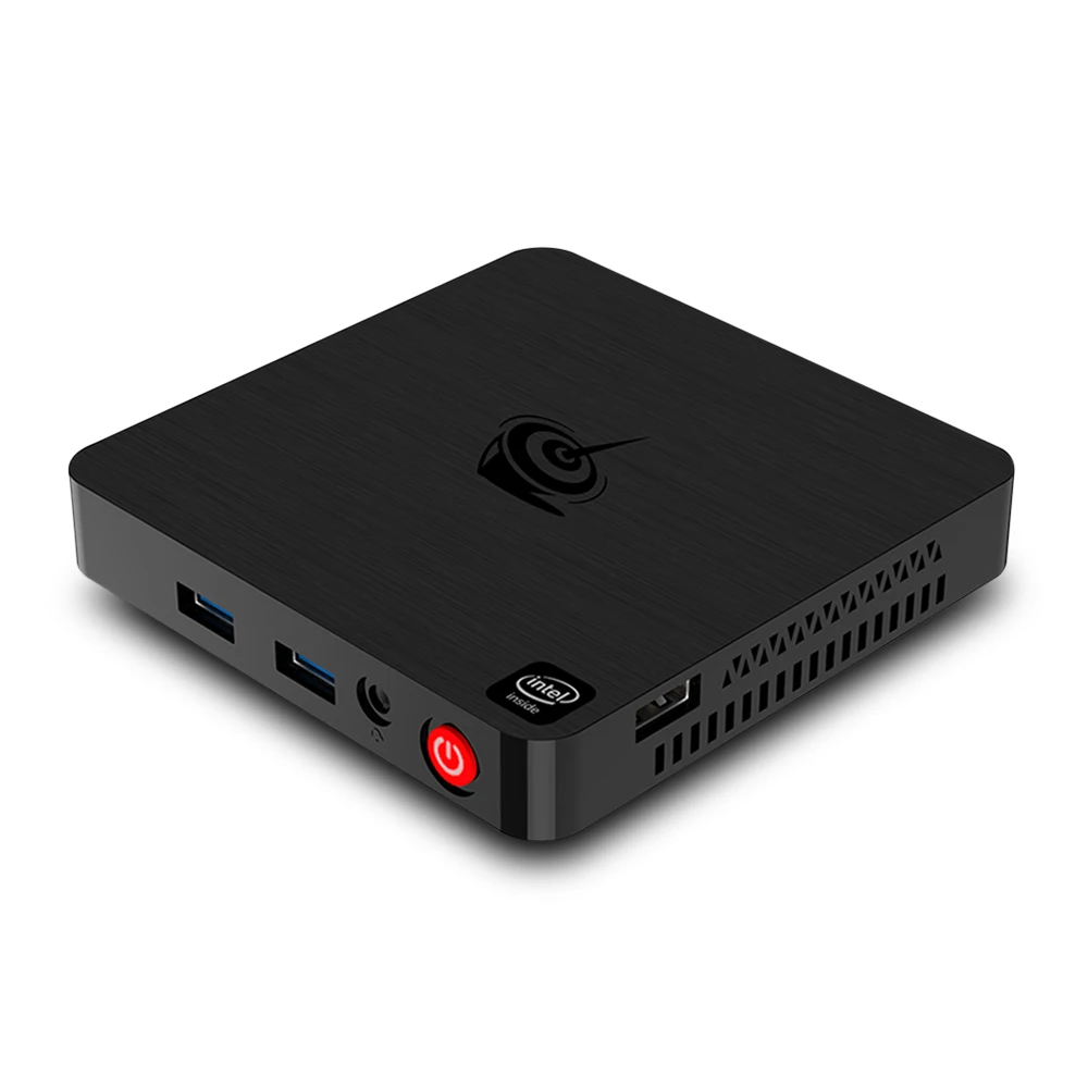 Настольный мини ПК Beelink T4 Intel Atom Quad Core 4K HD 4 Гб + 64 ГБ 2 ГГц 5 8 Wi Fi 1000M BT4.0 поддержка HDMI