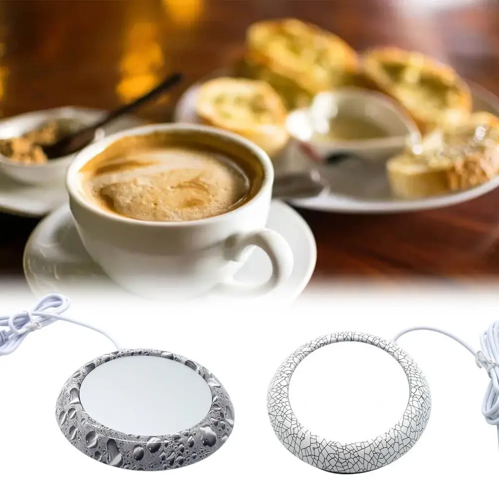 

Оригинальная USB-подставка для напитков, белая фарфоровая подставка для офиса, рабочего стола, дома