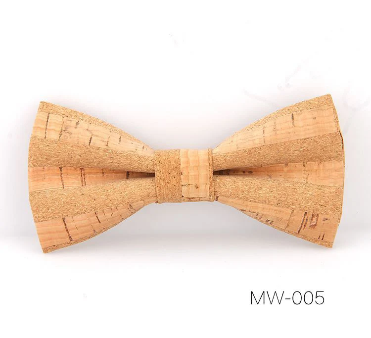 MW-005 Регулируемая Пробка деревянный галстук-бабочка для мужчин деревянный галстук-бабочка галстук мужской ручной работы твердый галстук-бабочка для мужчин аксессуары для свадебной вечеринки галстук - Цвет: MW-005