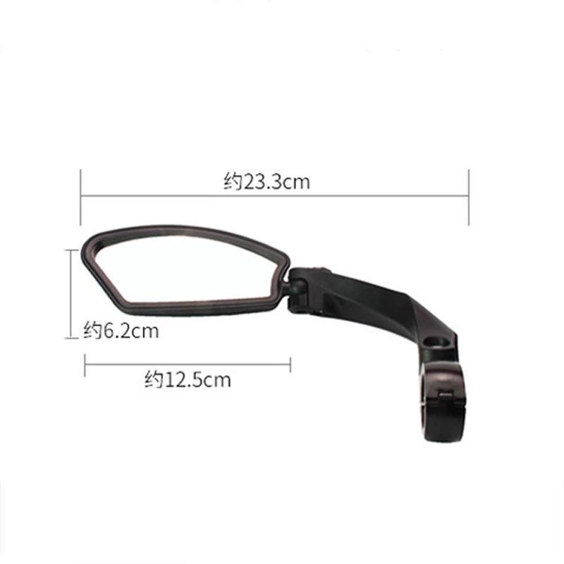 1 шт. Гибкая велосипеда зеркало заднего вида руль круглый Форма Горный Дорожный