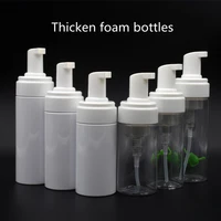 100120150ml plastic foaming bottle soap mousses liquid dispenserfroth shampoo lotion bottling foam bottles whiteclear