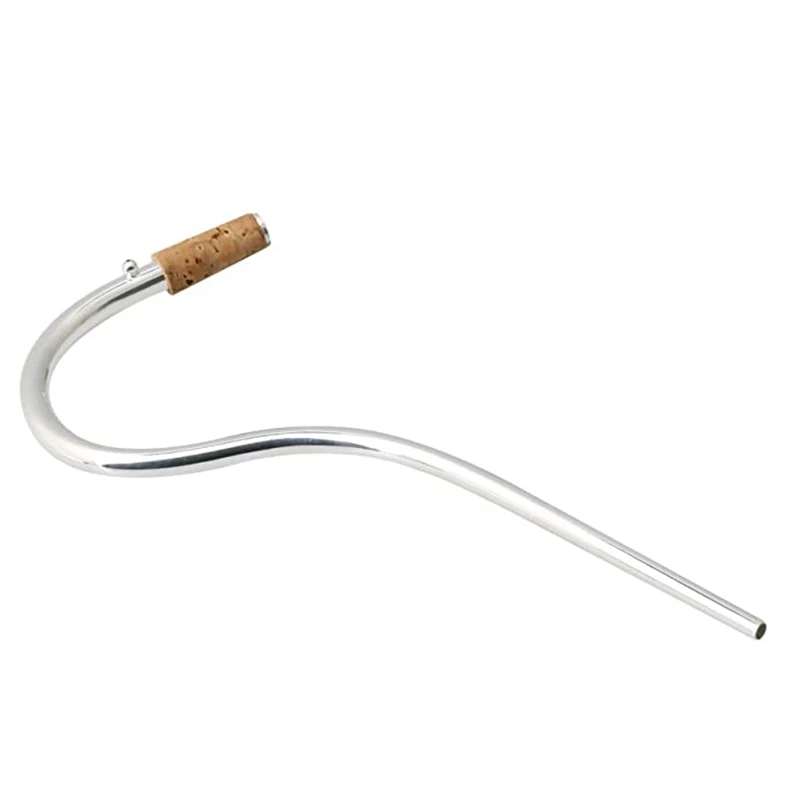 Горячая 21 5 см Длина фагот Медь мундштук с пробковой подошве серебристого цвета