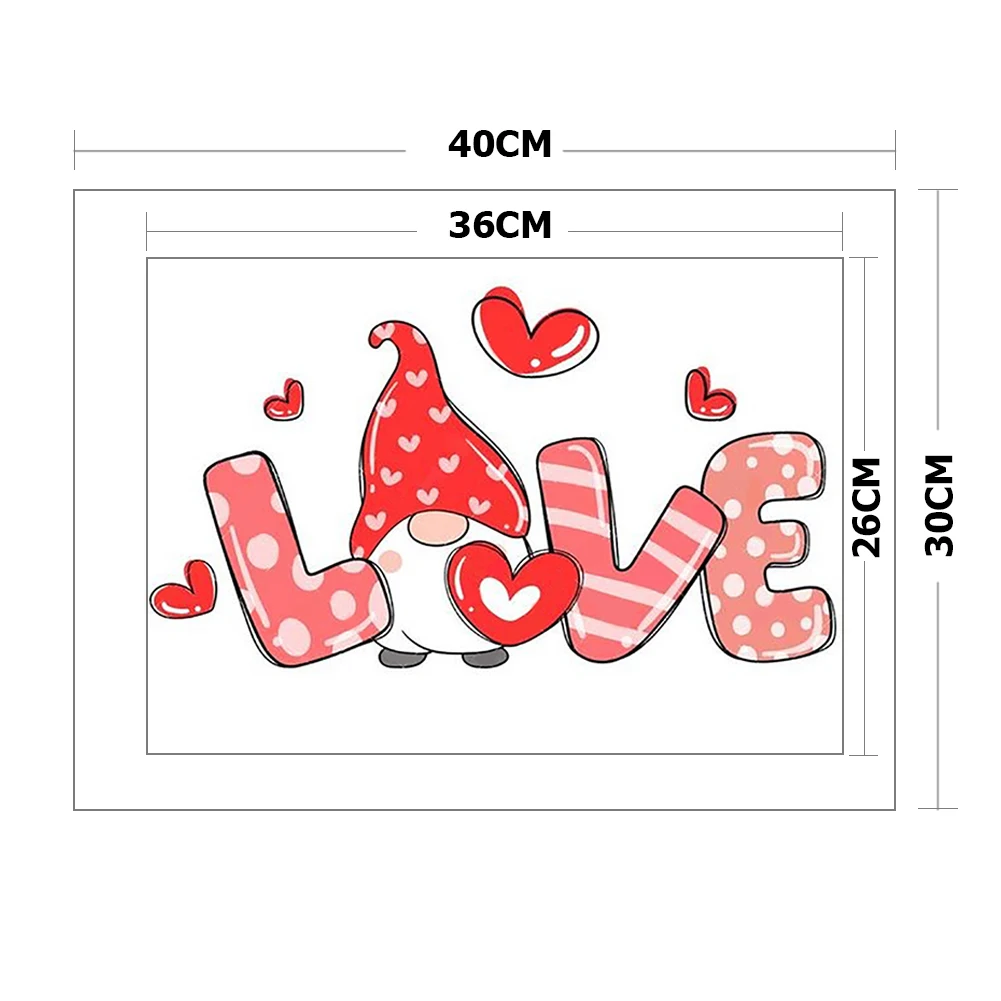 11CT Гоблин гном узор штампом Набор для вышивания крестиком хлопчатобумажная нить