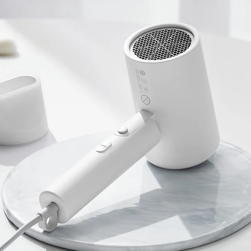 XIAOMI MIJIA Портативный Фен H100 1600 Вт Быстросохнущий фен с отрицательными ионами для