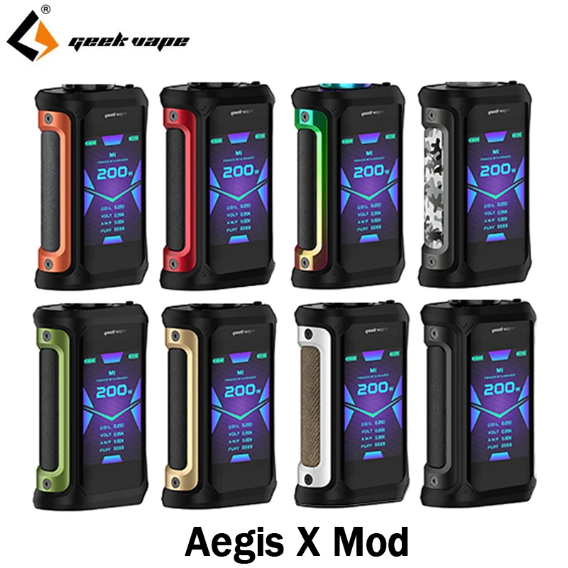 Оригинальная электронная сигарета Geekvape Aegis X Mod боксмод 200 Вт подходит для