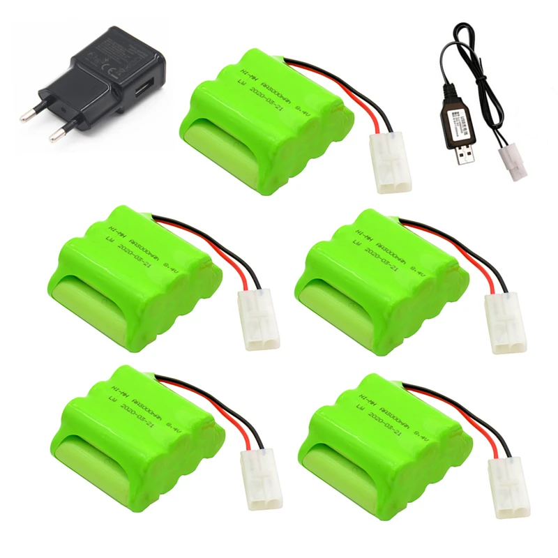 Обновление 5 шт 8 4 V 3000mah AA никель металл гидридного перезаряжаемый аккумулятор